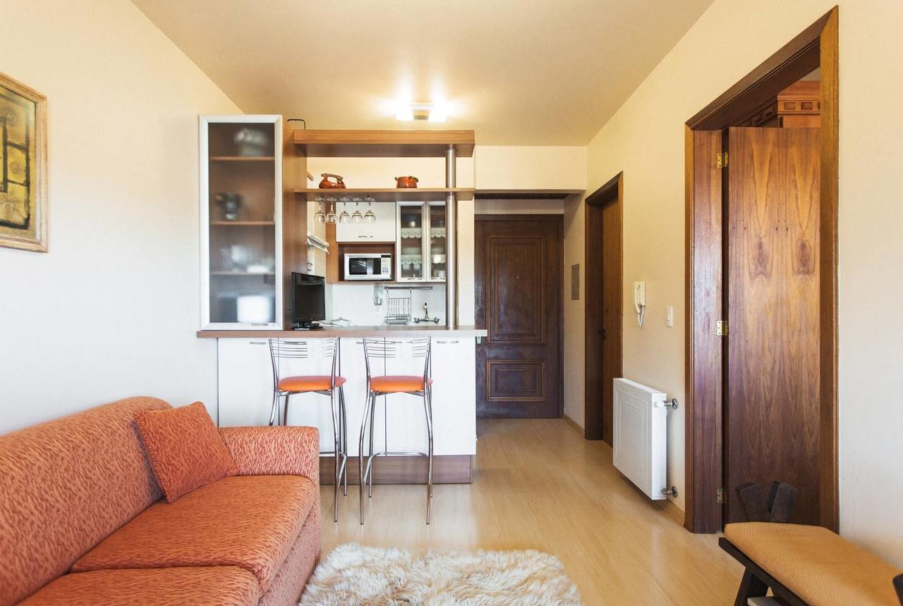 Belo Apartamento E Completo No Centro Com Vista Gramado Exterior foto